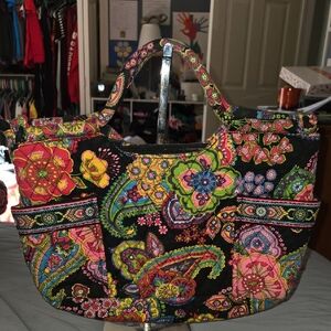 Vera Bradley Gabby handbag in the "Symphony in Hue" pattern.